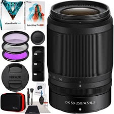Nikon NIKKOR Z DX 50-250mm f/4.5-6.3 VR Zoom Lens for Z Mount Cameras Pro Bundle