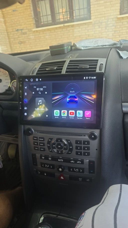 Autoradio Android 14 Peugeot 407 407CC SW 2004-2011 CarPlay GPS Navi DVD Bluetoo - Immagine 4 di 4