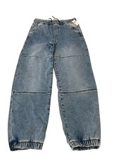 GAP Kids Blue Soft Denim Relaxes Easy Jean Joggers Boy s Size XL New