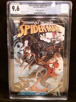 CGC 9.6 Marvel Action Spider-Man # 12 1:25 JonBoy Myers Variant NM+ MCU Venom