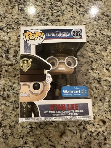 Funko Pop Marvel Captain America Stan Lee #282 Vinyl Figure