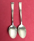 2 Sterling Silver Classic Rose by Reed & Barton 6" Teaspoons 64 grams