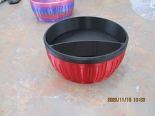 Pistachio Bowl red and black