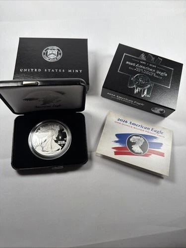 1776 - 2026 W Proof 1 Oz American Silver Eagle w/OGP 250th Anniversary IN HAND