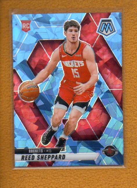 Reed Sheppard 2024-25 Panini Mosaic Basketball Rookie Ice Prizm RC #249 /125