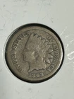 1863 Indian Head Penny Better Date Civil War Era Coin