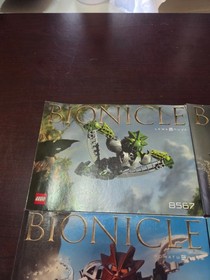 Lego Bionicle manuals x4, 8566, 8567, 8568, 8570, Nice shape!