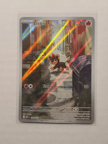 Pokemon Mega Evolution Litleo 139/132 Illustration Rare - Picture 1 of 2