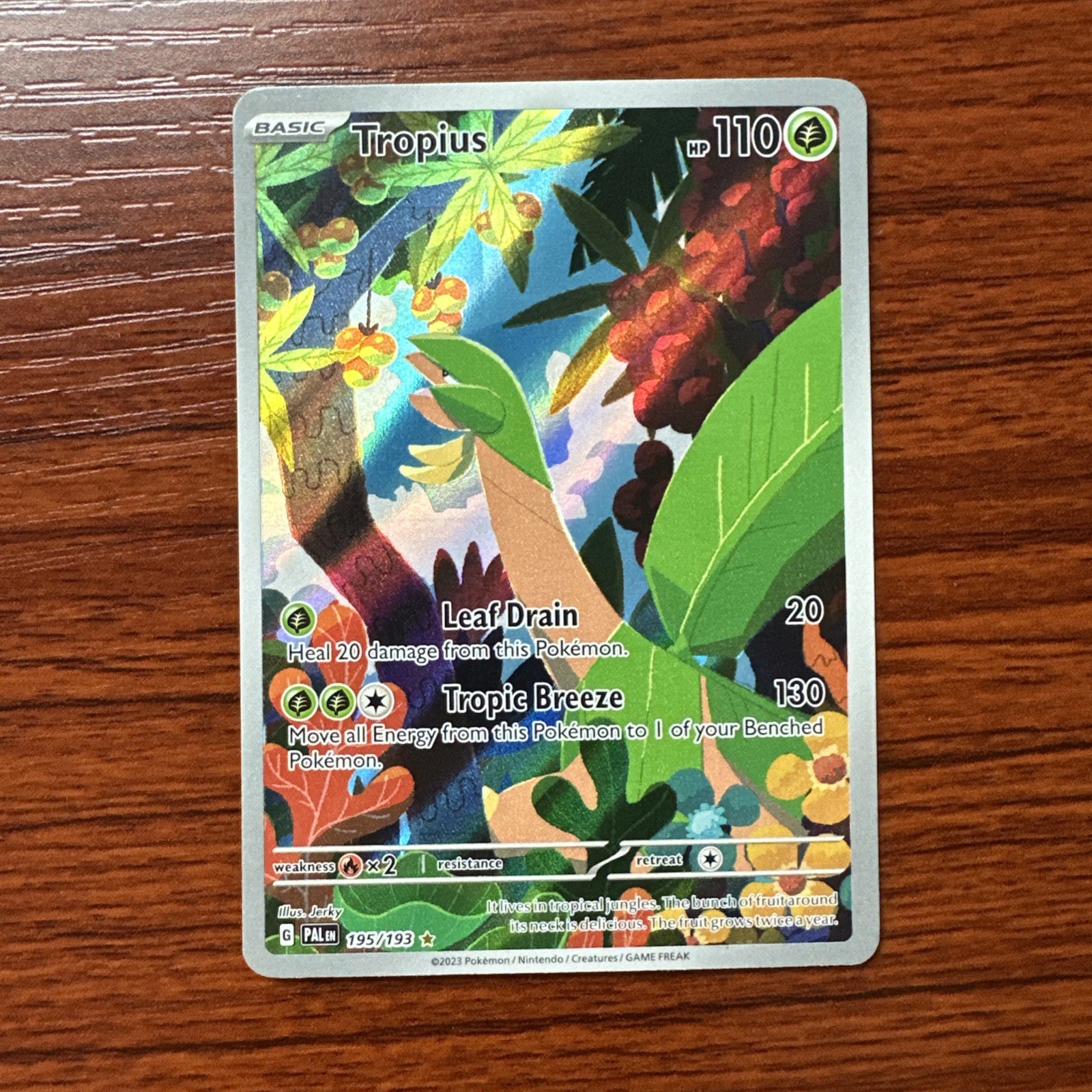 Tropius 195/193 Paldea Evolved Illustration Rare NM/M