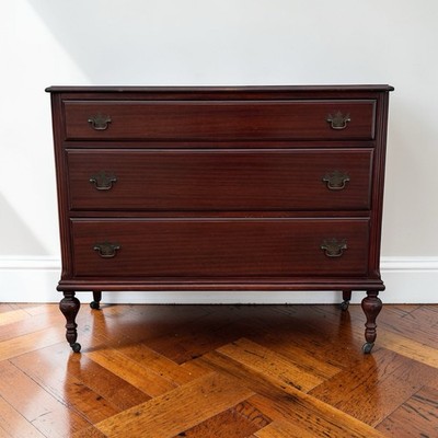 vintage mahogany dresser 1920s With Mirror Vintage Morganton Real Mahogany Dresser