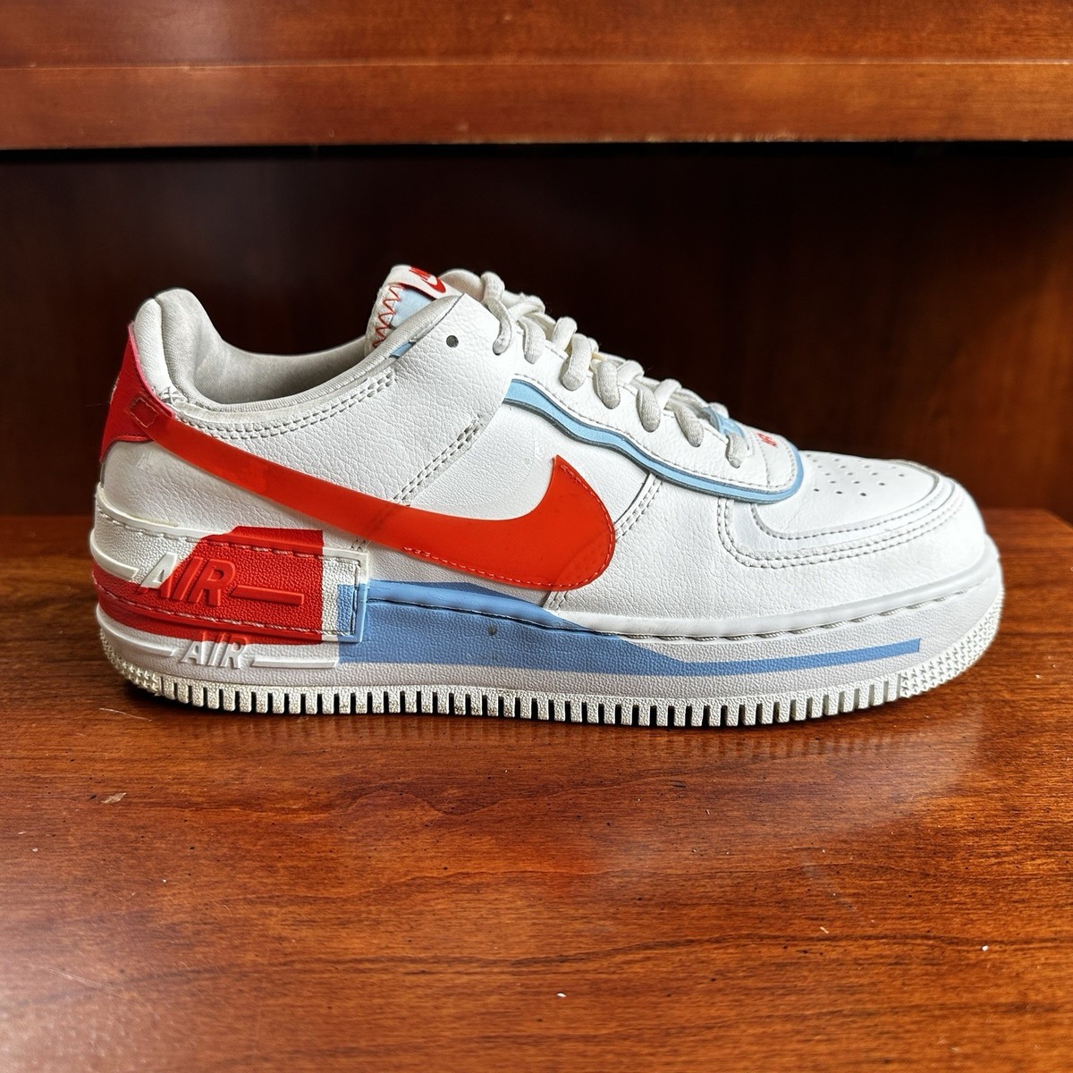 Size Nike Air Force Shadow SE Team Orange Blue W for sale