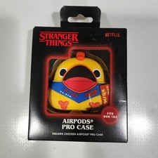 Stranger Things AirPods Pro Case Squawk Chicken Gen 1  2 Netflix WSQK Radio