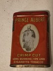 Prince Albert Crimp Cut Pipe Cigarette Tobacco Tin Can Pocket Vintage Metal Red — photo 3
