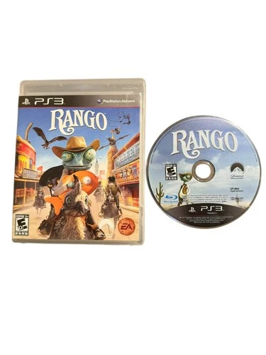 Rango PS3 Video Game Multiplayer Western Adventure Cartoon