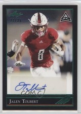 2021 Leaf Memories 1992 Base Green Spectrum /35 Jalen Tolbert #BG-JT1 Auto 9r9