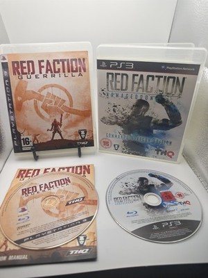 RED FACTION ARMAGEDDON & GUERILLA BUNDLE - SONY PLAYSTATION 3 PS3 - 2011 THQ PAL
