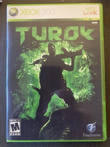 Turok Microsoft Xbox 360 (2008) With Proxy Case TESTED WORKING!