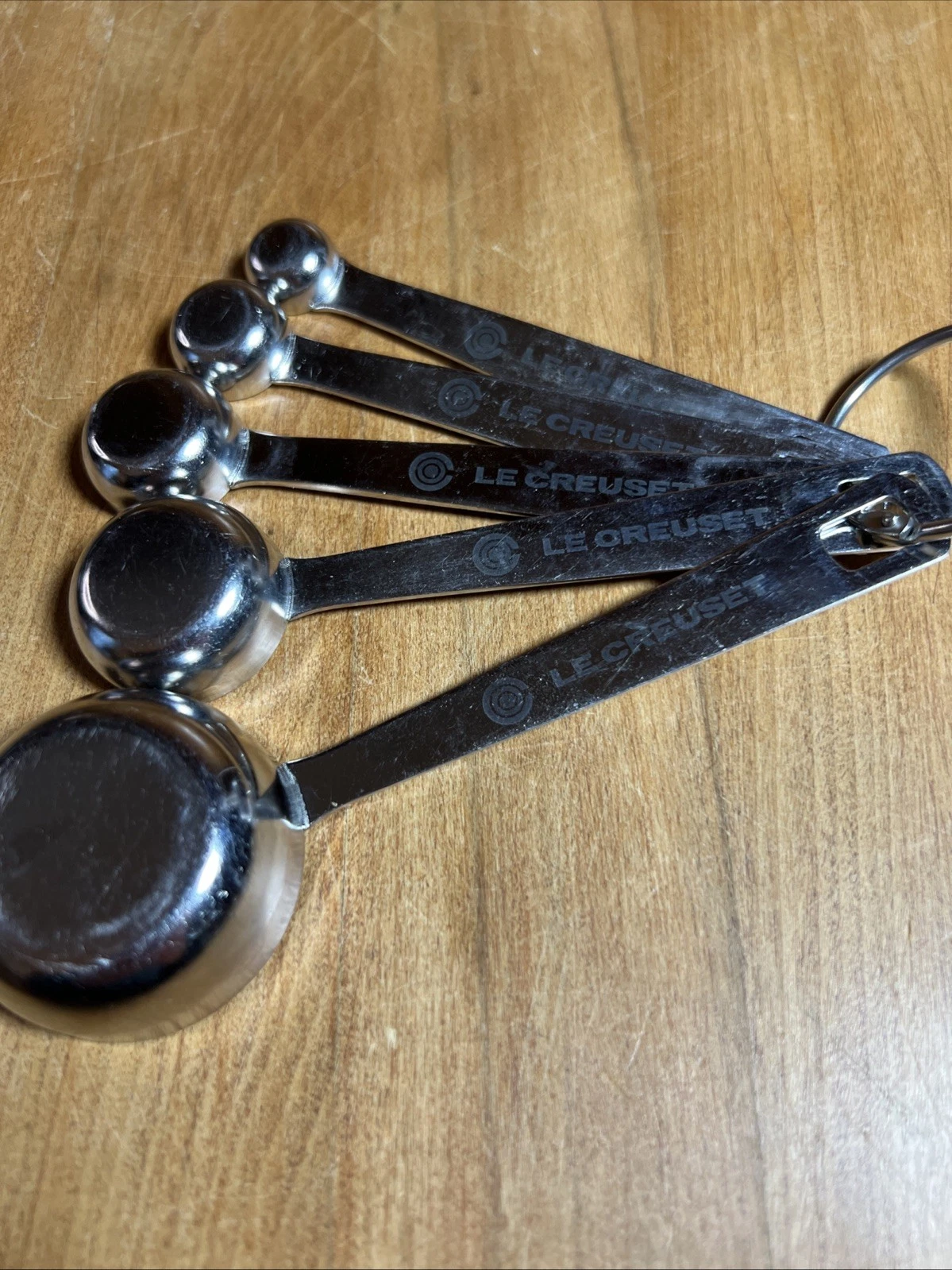 Le Creuset Stainless Steel Heavy Duty Measuring Spoons 5 Pc Spoon Set Free Ship!
Opens in a new wind