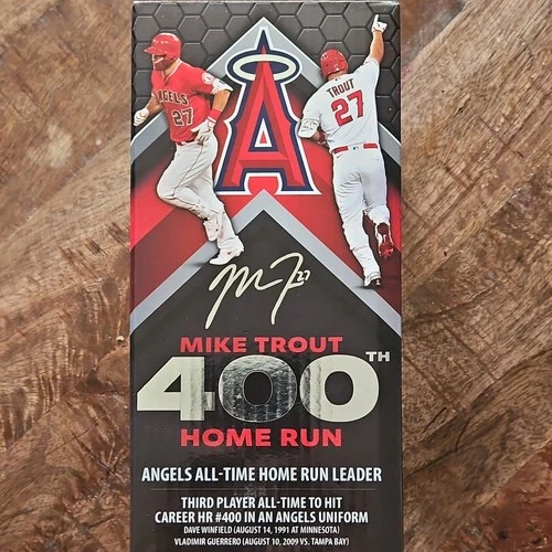 2026 Mike Trout 400th Home Run Commemorative Bobblehead Los Angeles Angels MLB
