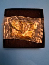 Vintage NRA Golden Eagles Belt Buckle New In Package