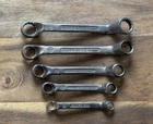 ELORA No112 series- set of 5 metric sizes - short reach cranked ring Spanners