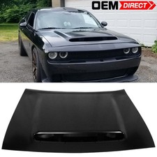 Fits 08-23 Dodge Challenger Aluminum Front Hood Panel Kit Unpainted- Demon Style Fits 08-23 Dodge Challenger Aluminum Front Hood Panel Kit Unpainted- Demon Style