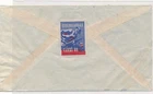 Guatemala 1941 - Cover to Czechoslovakia - Britishmade propaganda stamp