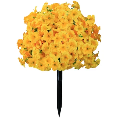 Eucalyptus pour fleur soie jaune pour tige 55 cm pour bouquets mariage - Photo 1/4