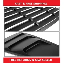 For 05-14 Ford Mustang Black Rear & Side Quarter Window Louvers Sun Shade Cover