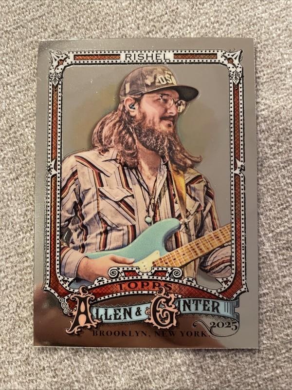 2025 Topps Allen & Ginter-Zach Rishel #257 Chrome Refractor, Lead Guitarist
