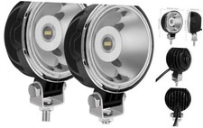 2PCS 3 Inch LED Pods Round Work Light Spot Beam For Offroad 2PCS White Spot