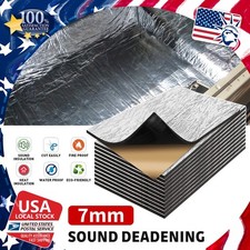 Car Engine Hood Heat Shield Insulation Sound Deadener Noise Mat Deadening Pad