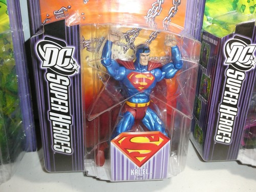 4 DC Super Heroes select figures S3 darkseid mongul Kal-El bizarro mattel new - Bild 7 von 12