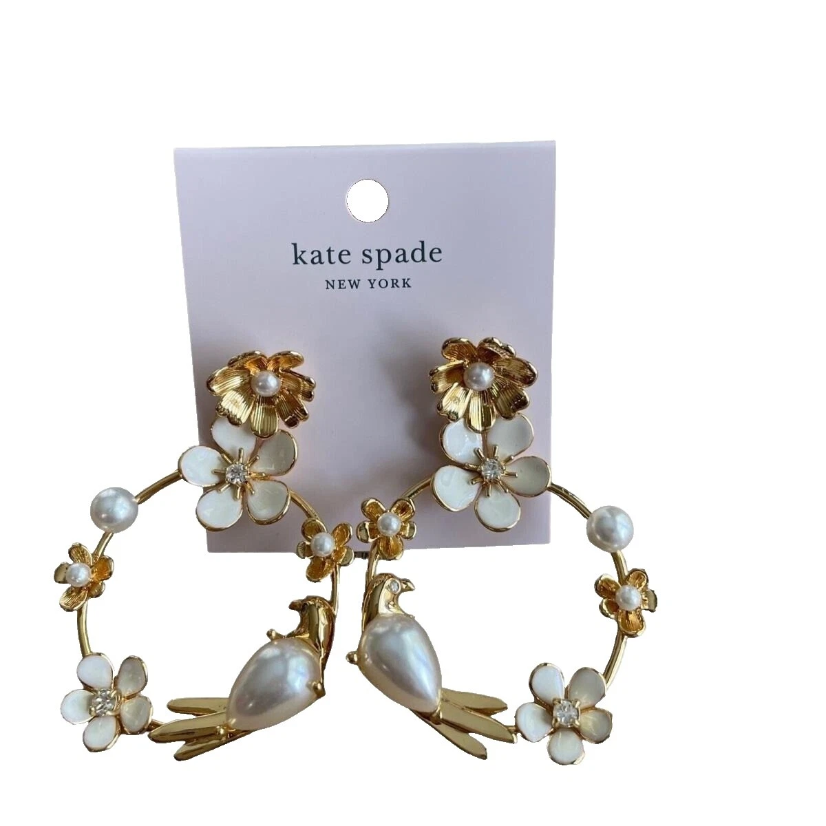 Kate Spade New York banhado a ouro amarelo Pérola Bijuteria
