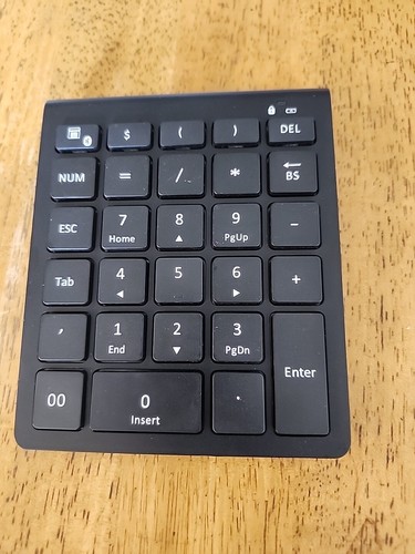 Bluetooth Number Pad - BT302 - 28-Key Numeric Keypad Keyboard