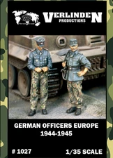 1/35 GERMAN OFFICERS EUROPE 1944-1945 (2 Figures/Set) VERLINDEN#1027 Resin Kits