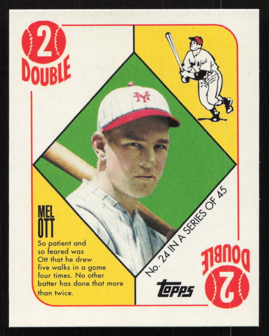 2010 Topps #24 Mel Ott     New York Giants Card