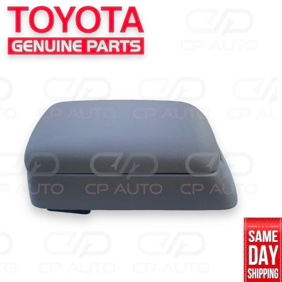 93-97 TOYOTA LAND CRUISER FZJ80 CONSOLA CENTRAL REPOSABRAZOS TAPA CUERO ROBLE OEM Foto 4 de 4