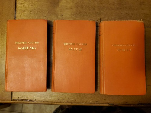 Theophile Gautier Literature in German Lot o 12 Fortunio Avatar Spirita Militona - Foto 2 di 10
