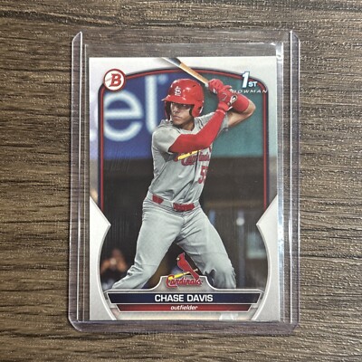 2023 Bowman Draft CHASE DAVIS 1ST BOWMAN #BD-48 Cardinals