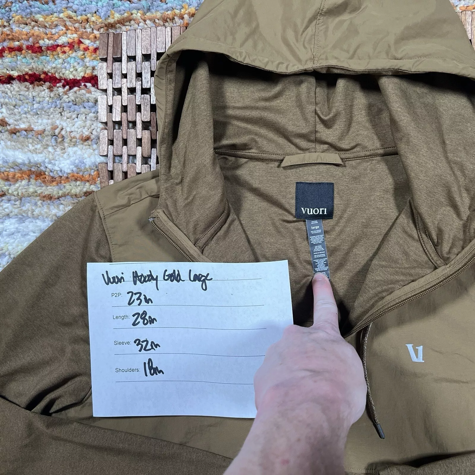 vuori outdoor trainer hoody hoodie jacket