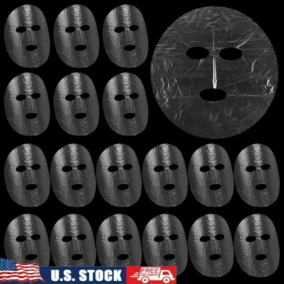 200 Sheets Disposable Facial Mask PE Plastic Wrap Moisturizing Skin Care New