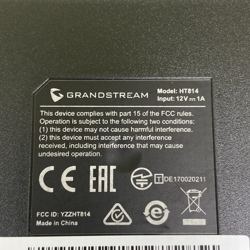 Grandstream HT814 Analog Telefon Adapter 4 FXS Port Gigabit Router ATA - Bild 6 von 8