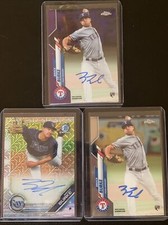 Brock Burke 2020 Topps Chrome AUTO Purple, Base & 2019 MOJO Mega Box Auto🔥🔥🔥