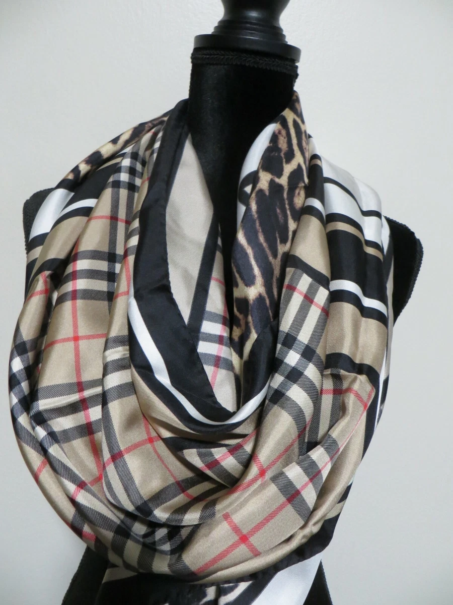 Burberry london silk scarf hotsell
