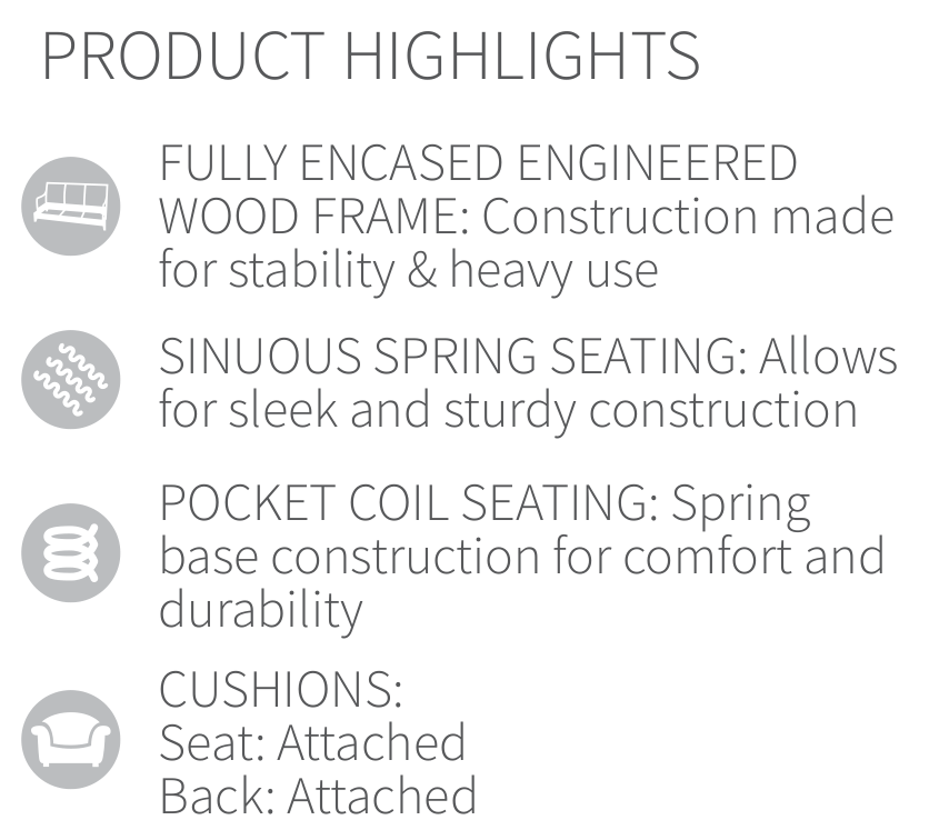 Hartsook Sofa Set 3 Piece Living Room Velvet Couch Loveseat Chair