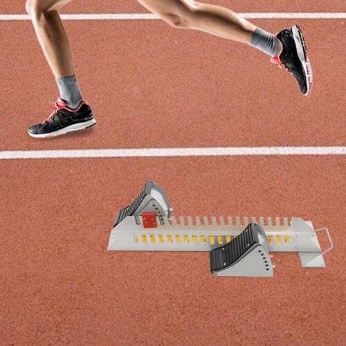 6 Angle Adjustable Starting Block Athletics Sprinting Running Starting Block - Picture 5 of 18