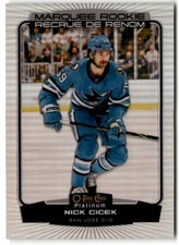 2022-23 OPC Platinum Rainbow Nick Cicek Rookie #274 San Jose Sharks