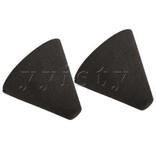 2PCS Dia 37 x H 35mm Electronic Drum Foam Cone Trigger Black
