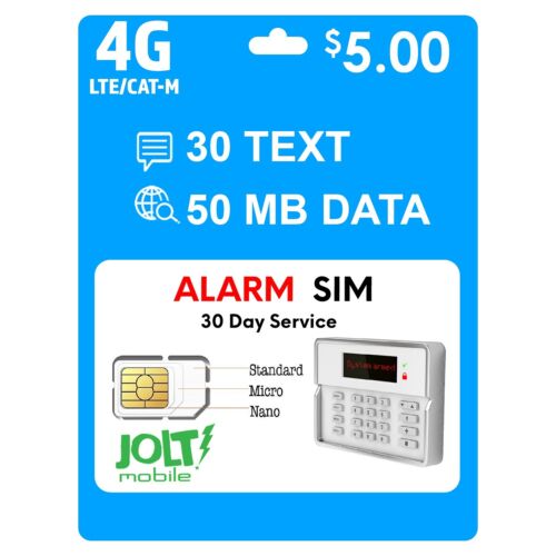 Alarm SIM card ATT $5